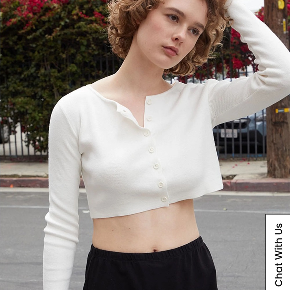John Galt White Athelia Cardigan